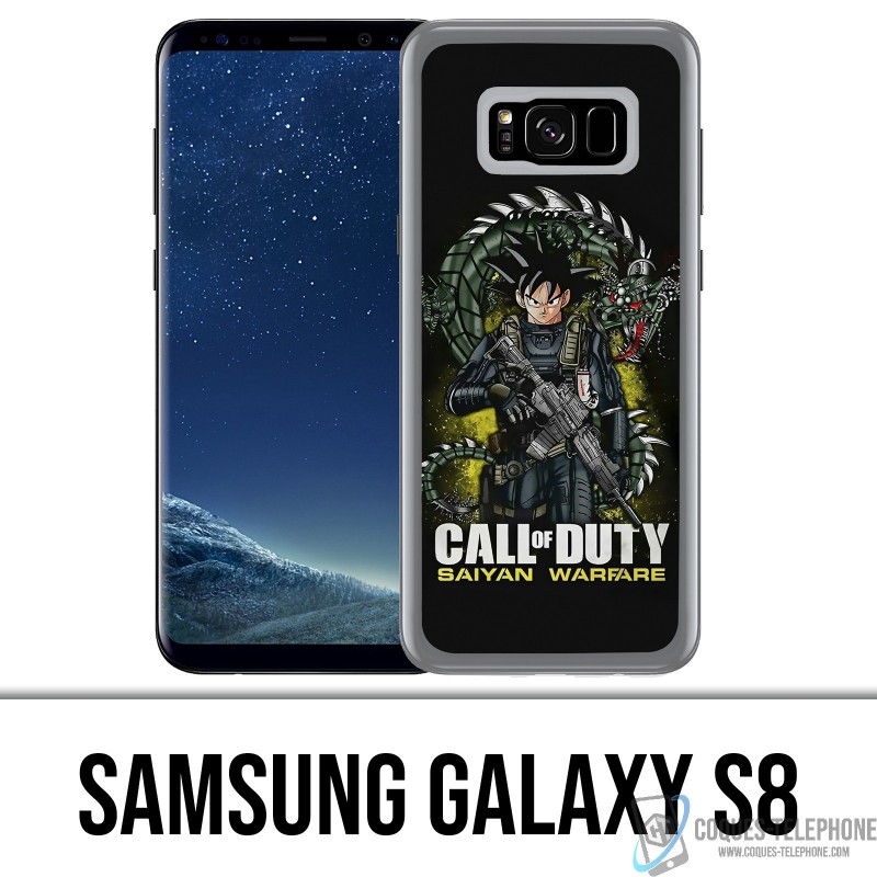 Coque Samsung Galaxy S8 - Call of Duty x Dragon Ball Saiyan Warfare