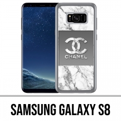 Samsung Galaxy S8 Case - Chanel Marble White