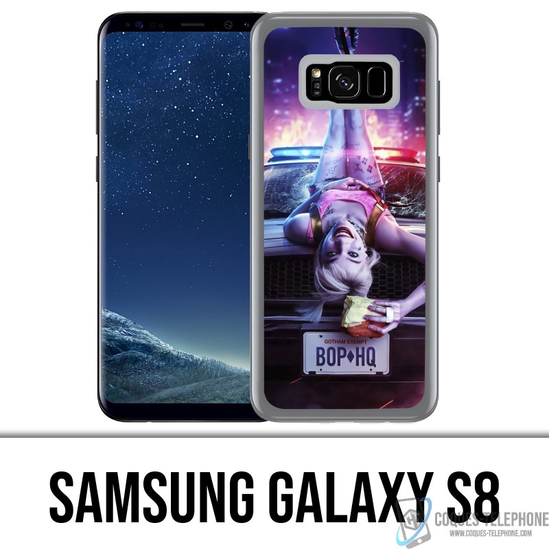 Samsung Galaxy S8-Case - Harley Quinn Raubvogel-Motorhaube