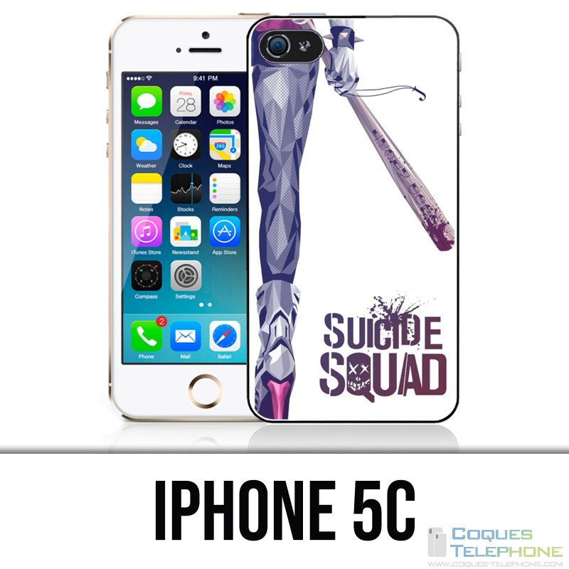 Coque iPhone 5C - Suicide Squad Jambe Harley Quinn