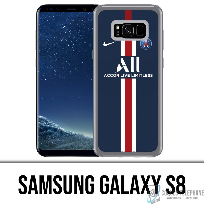 Coque Samsung Galaxy S8 - Maillot PSG Football 2020