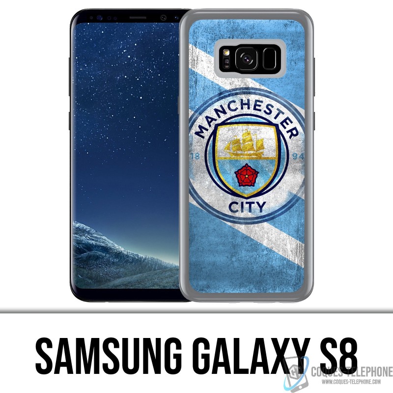 Coque Samsung Galaxy S8 - Manchester Football Grunge