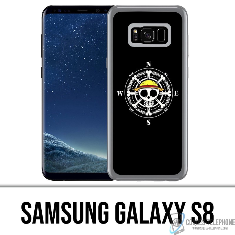 Samsung Galaxy S8 Funda - Logotipo de la brújula de una pieza