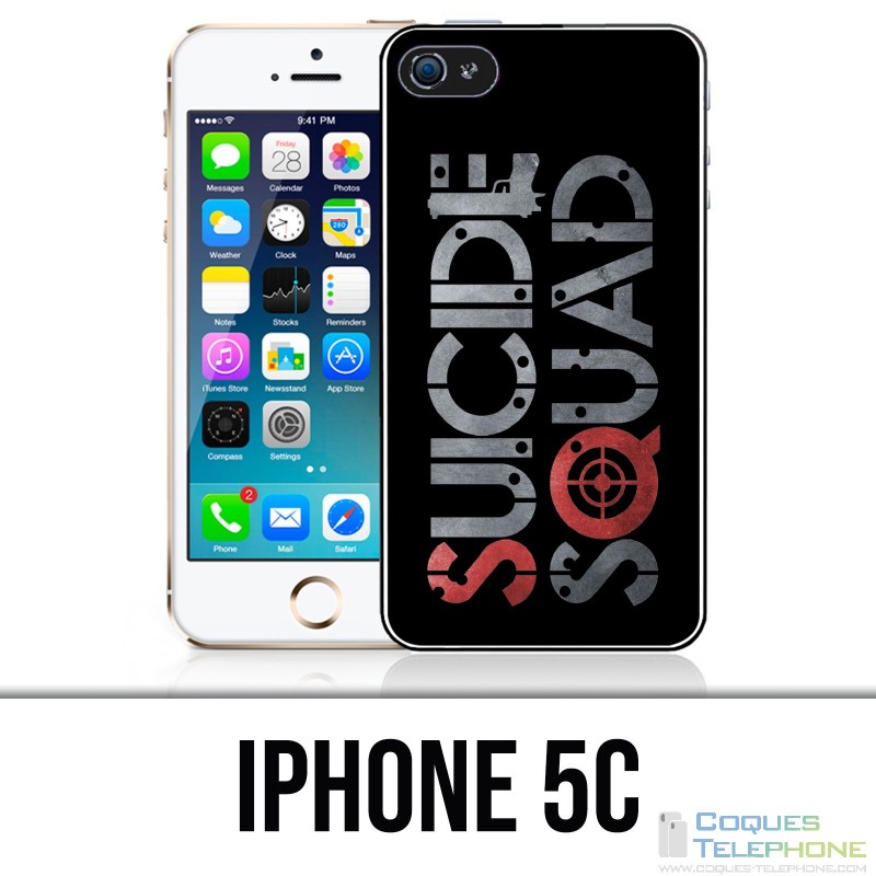 Custodia per iPhone 5C - logo Suicide Squad