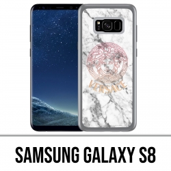 Funda Samsung Galaxy S8 - Versace de mármol blanco