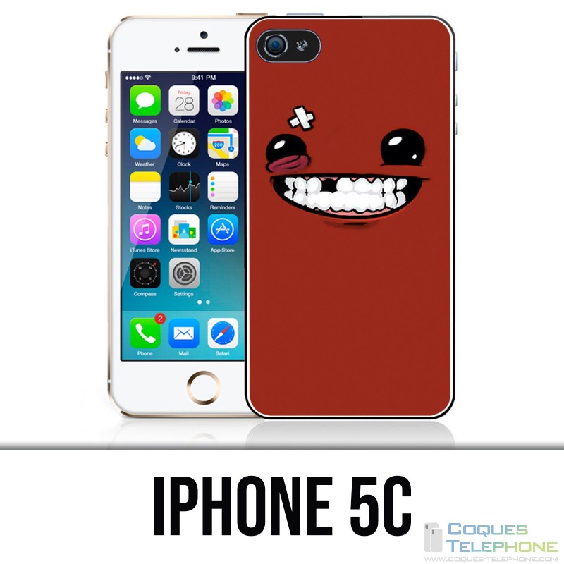 Custodia per iPhone 5C - Super Meat Boy