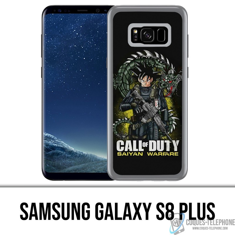 Coque Samsung Galaxy S8 PLUS - Call of Duty x Dragon Ball Saiyan Warfare
