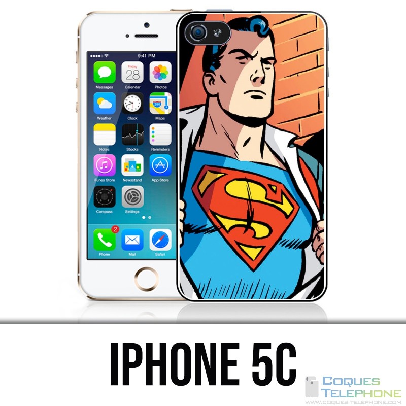 Coque iPhone 5C - Superman Comics