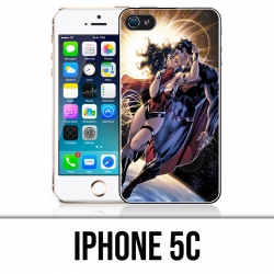 Coque iPhone 5C - Superman Wonderwoman