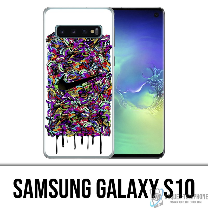 Coque Samsung Galaxy S10 - Nike Sneakers Art