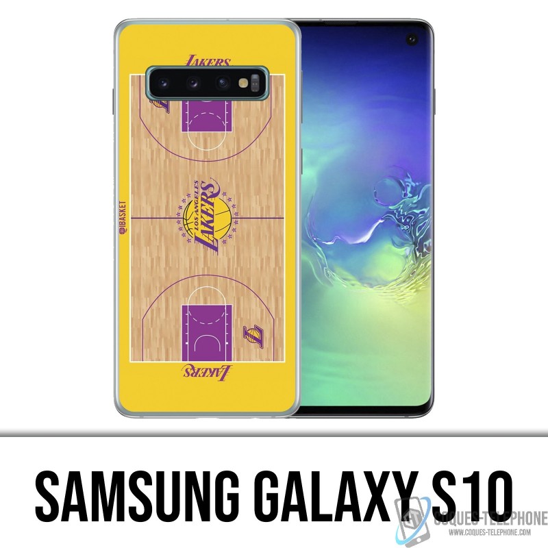 Case Samsung Galaxy S10 - NBA Lakers Besketballfeld