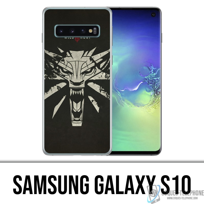 Coque Samsung Galaxy S10 - Witcher logo