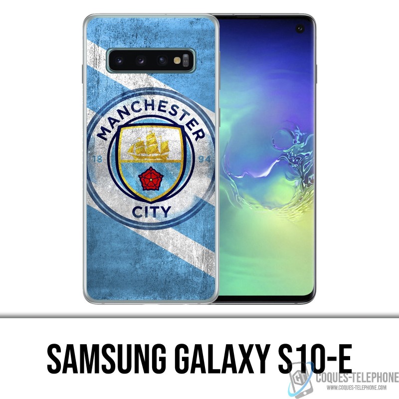 Coque Samsung Galaxy S10e - Manchester Football Grunge