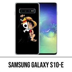 Coque Samsung Galaxy S10e - One Piece baby Luffy Drapeau