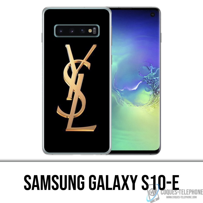 Case Samsung Galaxy S10e - YSL Yves Saint Laurent Gold Logo