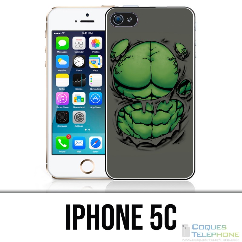 Coque iPhone 5C - Torse Hulk