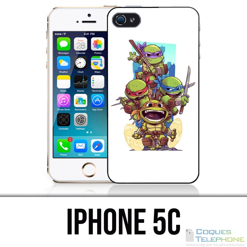 Coque iPhone 5C - Tortues Ninja Cartoon