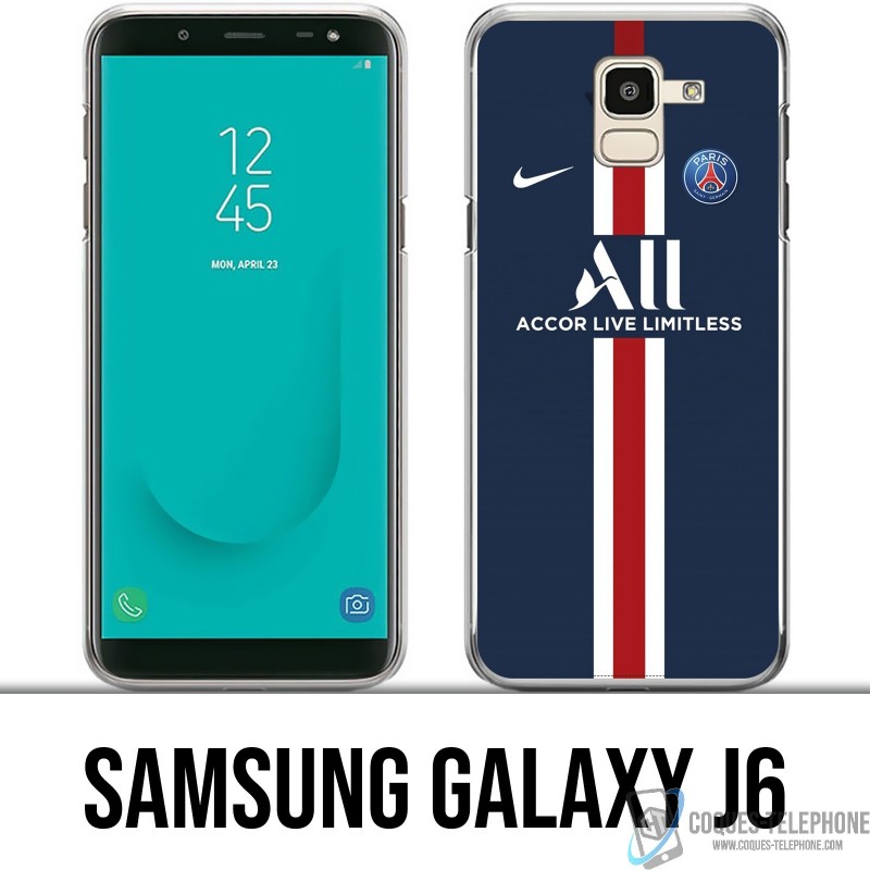 Coque Samsung Galaxy J6 - Maillot PSG Football 2020