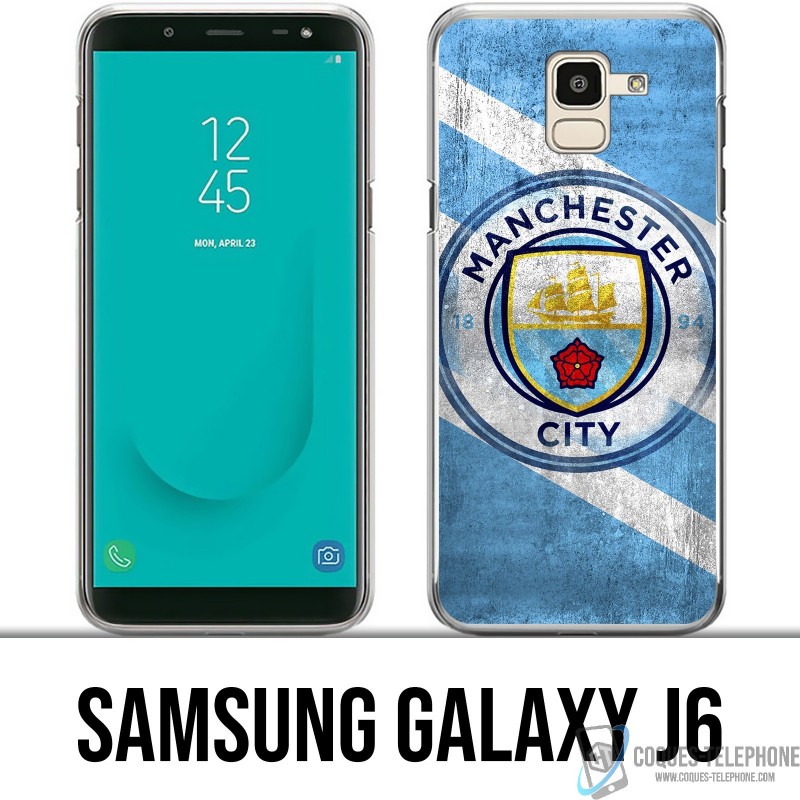Funda Samsung Galaxy J6 - Manchester Football Grunge