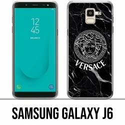 Samsung Galaxy J6 Custodia - Versace marmo nero