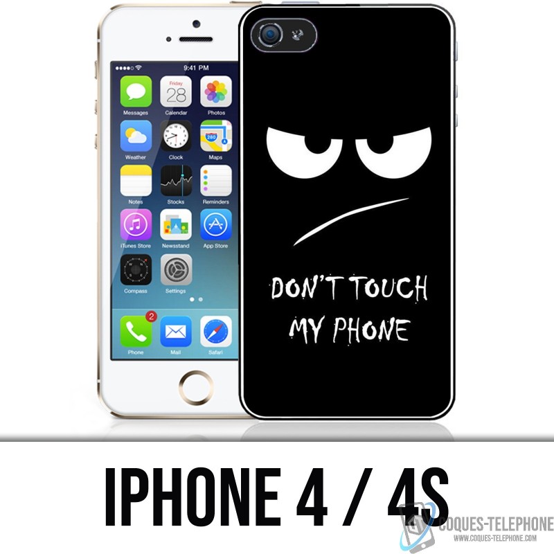 iPhone 4 / 4S Custodia - Non toccare il mio telefono arrabbiato