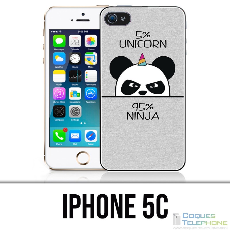 Custodia per iPhone 5C - Unicorno Ninja Panda Unicorn