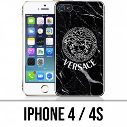 iPhone 4 / 4S Case - Versace schwarzer Marmor