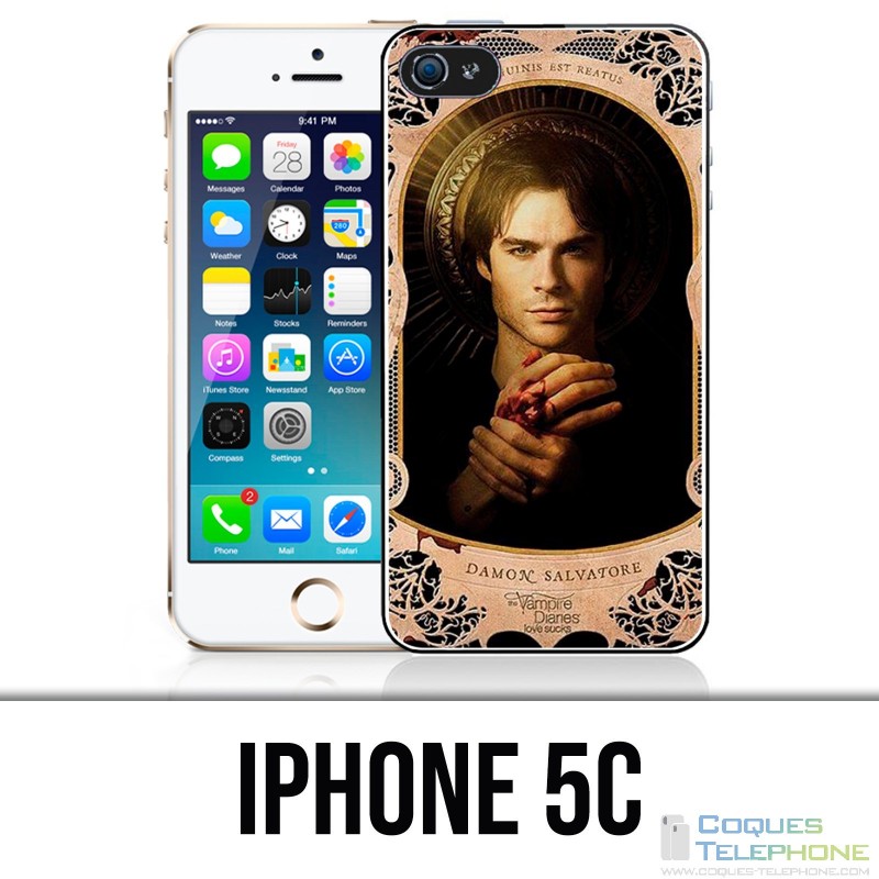 Custodia per iPhone 5C - Vampire Diaries Damon