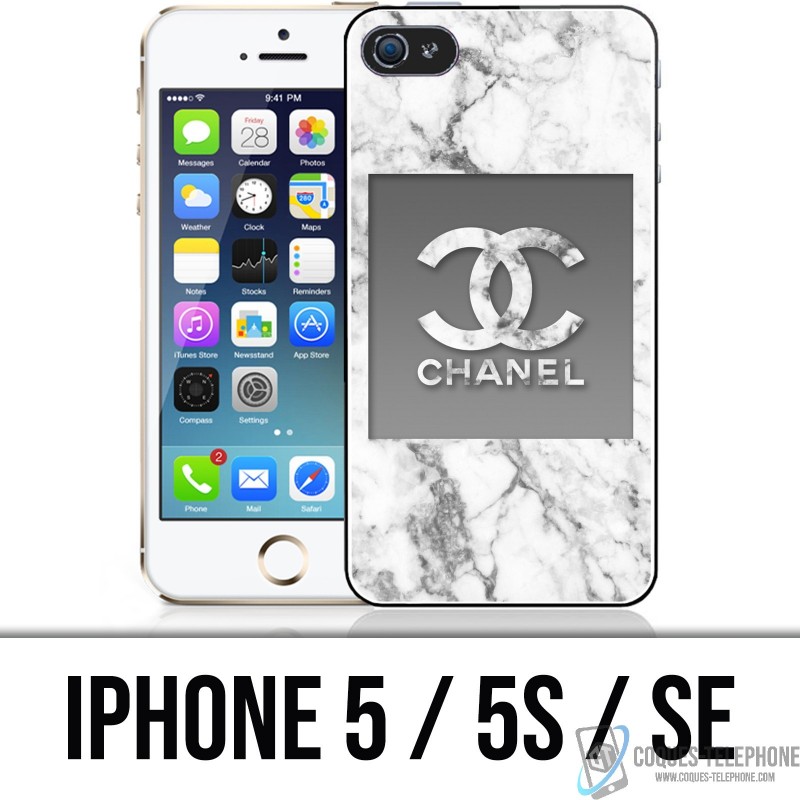 Funda iPhone 5 / 5S / SE - Chanel Marble White
