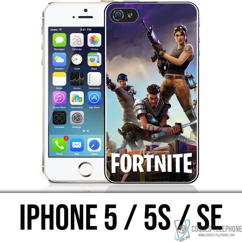 Funda iPhone 5 / 5S / SE - Cartel de Fortnite