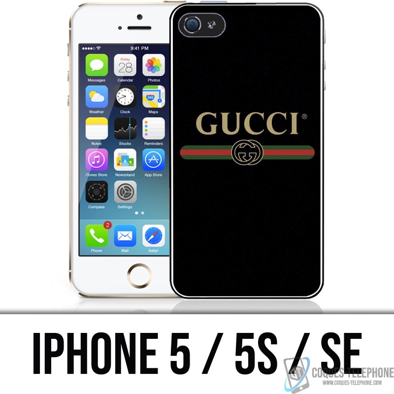 iPhone 5 / 5S / SE Tasche - Gucci Logo-Gürtel