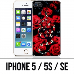 iPhone 5 / 5S / SE Case - Gucci-Schlangenrosen