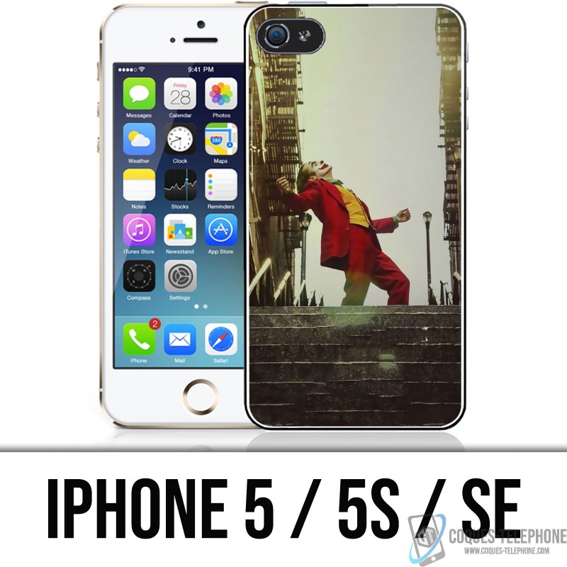 Coque iPhone 5 / 5S / SE - Joker film escalier