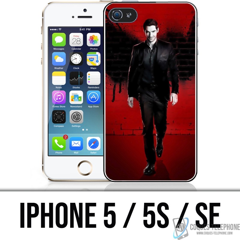 Funda iPhone 5 / 5S / SE - Alas de pared de Lucifer