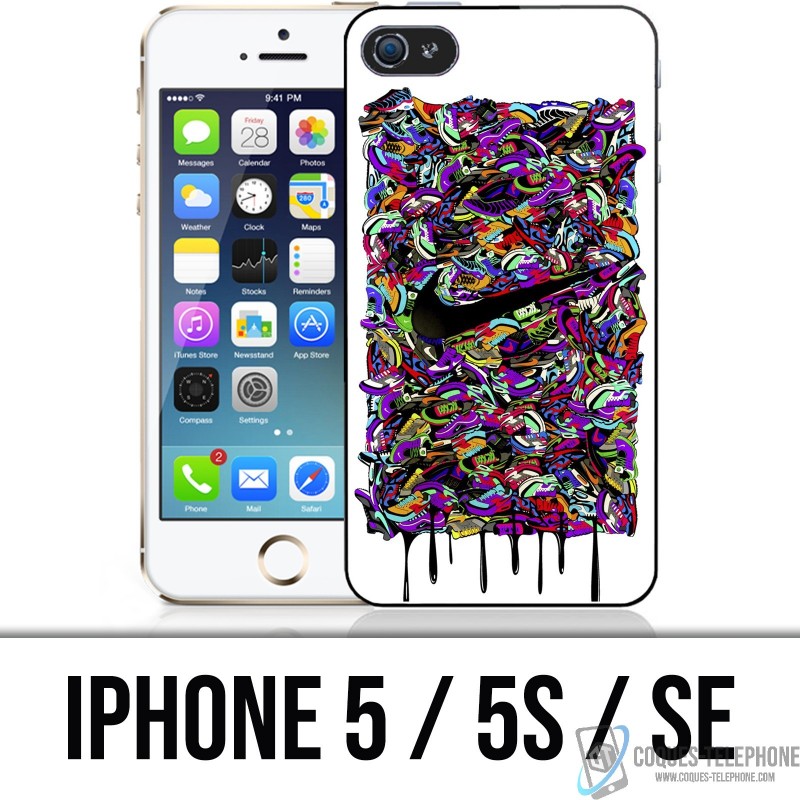 iPhone 5 / 5S / SE Custodia - Nike Sneakers Art