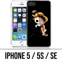 Funda iPhone 5 / 5S / SE - Bandera de Luffy de una pieza para bebés