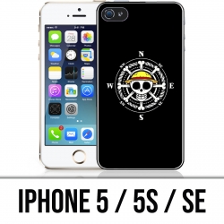 Coque iPhone 5 / 5S / SE - One Piece logo boussole