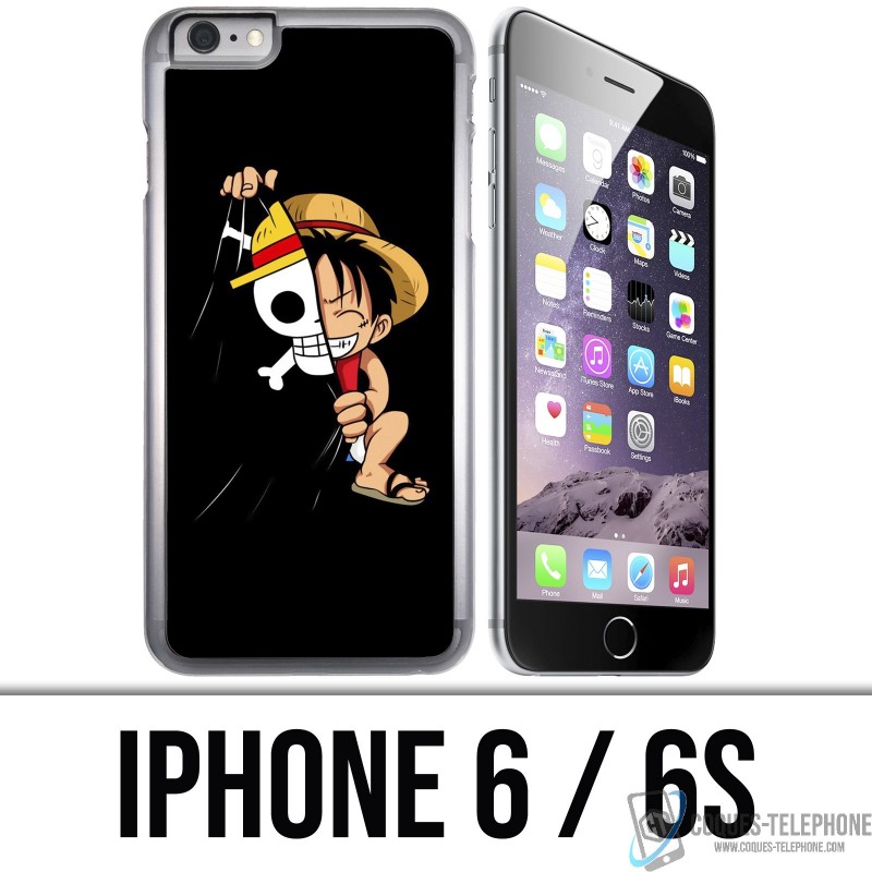 Funda iPhone 6 / 6S - Bandera de una pieza del bebé Luffy