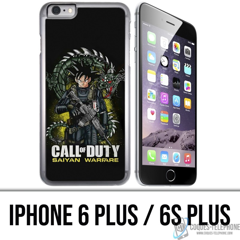 iPhone 6 PLUS / 6S PLUS Custodia - Call of Duty x Dragon Ball Saiyan Warfare