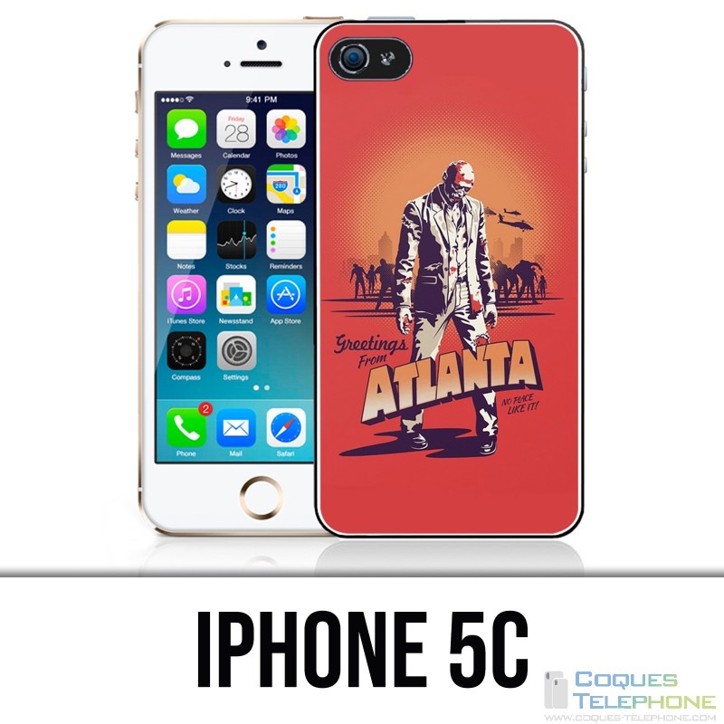 Coque iPhone 5C - Walking Dead Gun