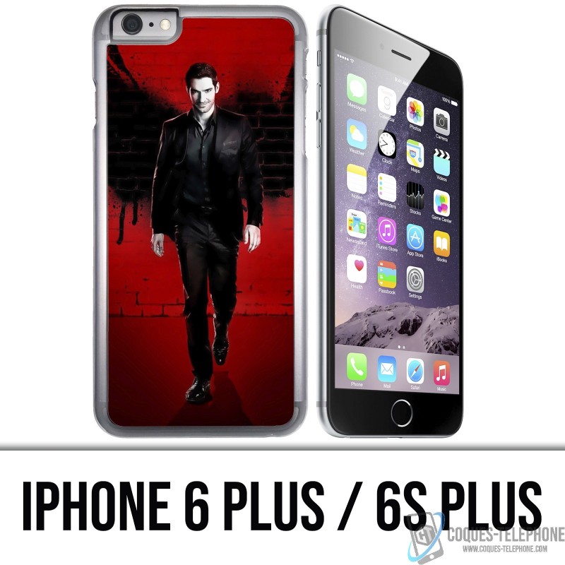 Coque iPhone 6 PLUS / 6S PLUS - Lucifer ailes mur