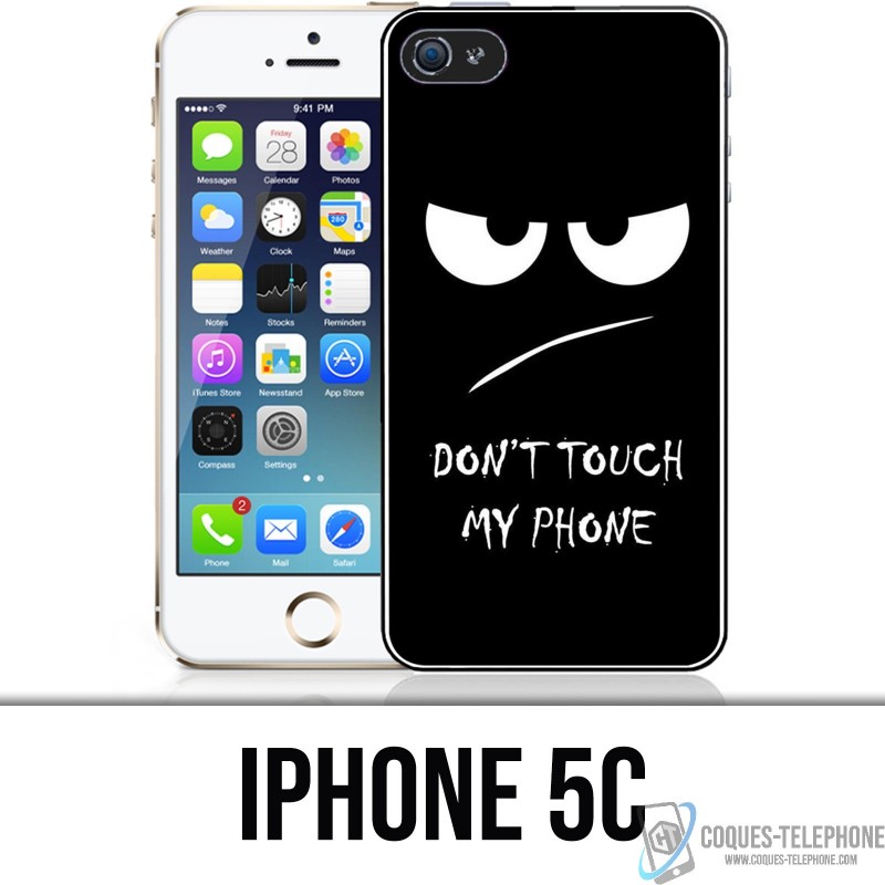 Custodia per iPhone 5C - Non toccare il mio telefono arrabbiato
