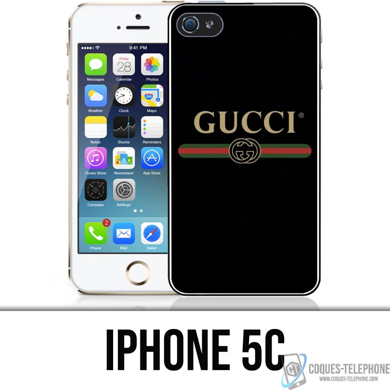 Custodia per iPhone 5C - Gucci logo cintura