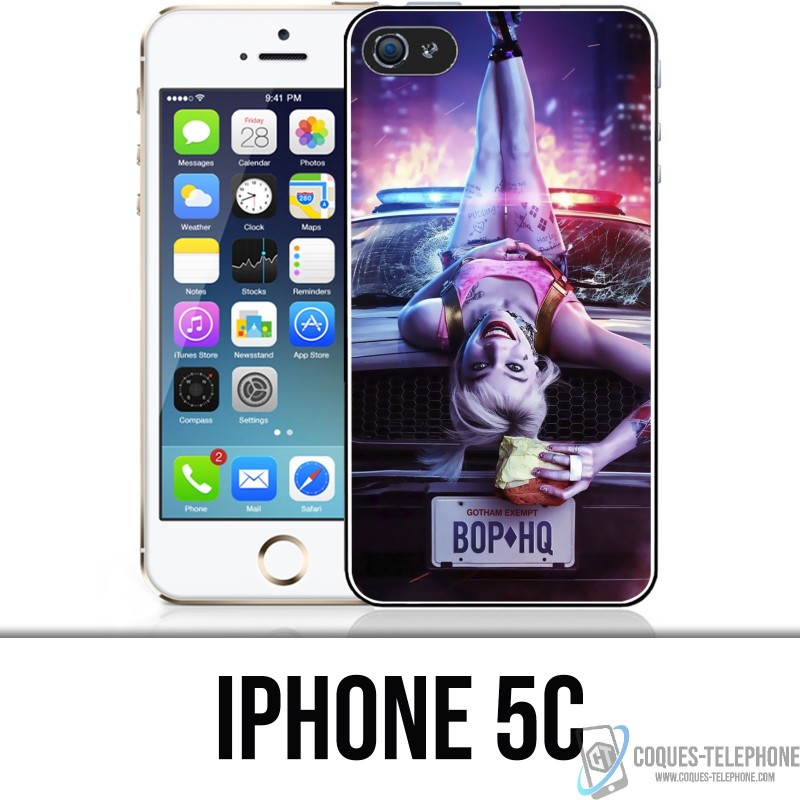 Funda iPhone 5C - Capucha para Aves de Presa Harley Quinn