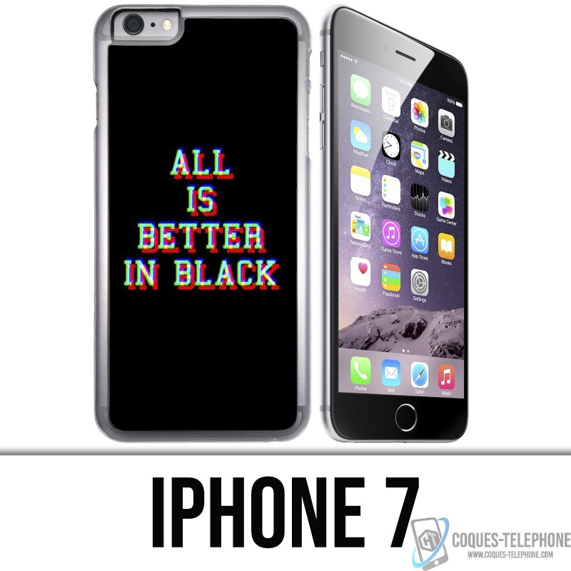 Custodia per iPhone 7 - Tutto è meglio in nero