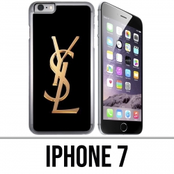 Funda iPhone 7 - Logotipo de oro de YSL Yves Saint Laurent