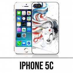 Funda iPhone 5C - Wonder Woman Art Design