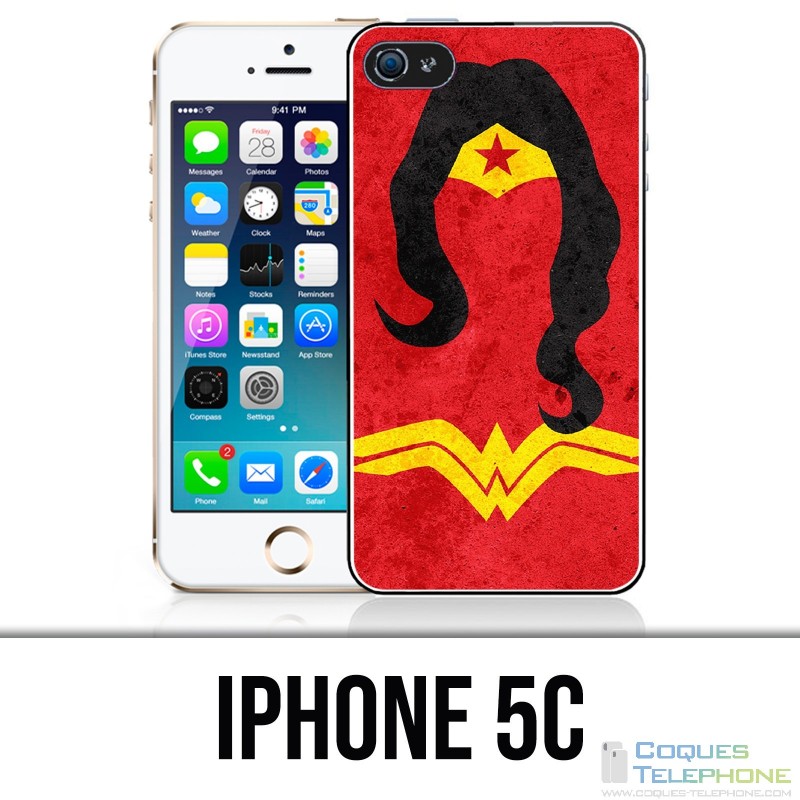 Coque iPhone 5C - Wonder Woman Art