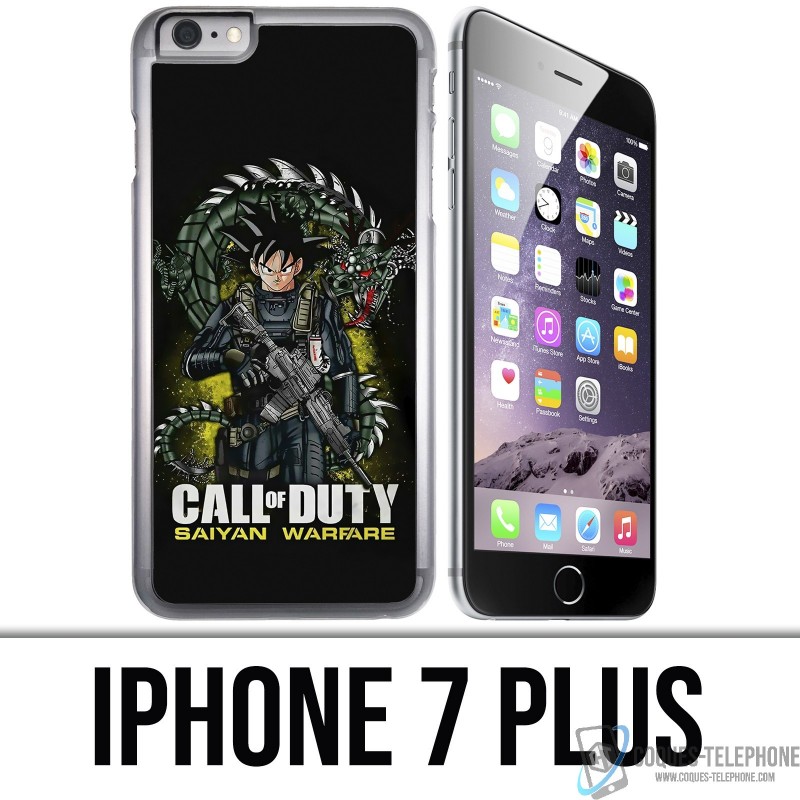 Funda iPhone 7 PLUS - Call of Duty x Dragon Ball Saiyan Warfare