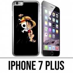 Coque iPhone 7 PLUS - One Piece baby Luffy Drapeau
